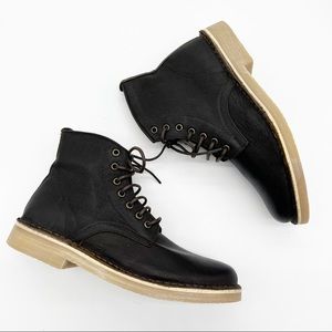 Russell Park Leather Lace Up Boots